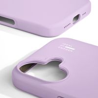 iDeal of Sweden Silicone Case met MagSafe Apple iPhone 16 - Lavender Milk