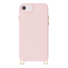 Selencia Rivièra MagSafe Backcover met afneembare haakjes Apple iPhone SE (2022 / 2020) / 8 / 7 / 6(s) - Sorbet Pink