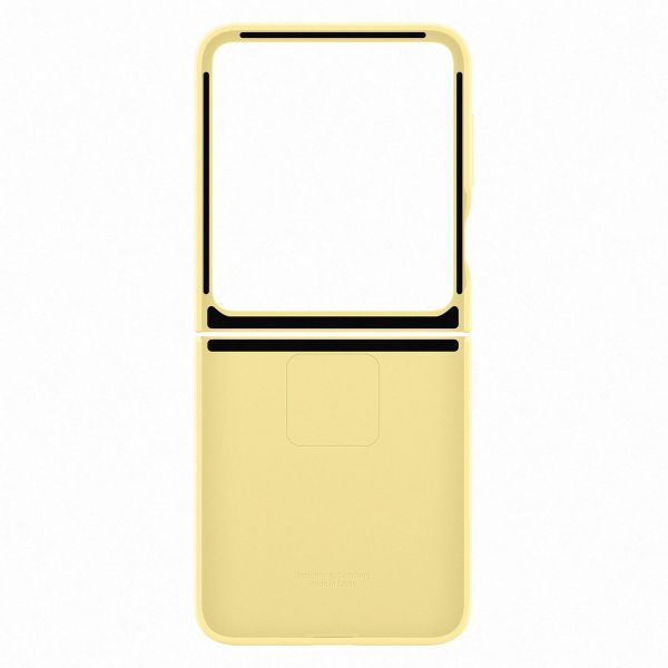 Samsung Originele Silicone Cover Ring Samsung Galaxy Z Flip 6 / Flip 7 FE - Yellow