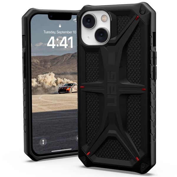 UAG Monarch Backcover iPhone 14 - Kevlar Black