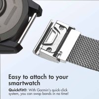 imoshion QuickFit® Milanese Band - Garmin 20 mm Connector - Size L/XL - Silver