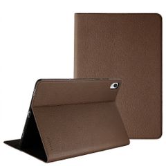 Selencia Riva Folio Case Samsung Galaxy Tab S11 - Mocha Brown