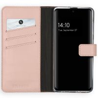 Selencia Echt Leren Bookcase Samsung Galaxy A51 - Dusty Pink