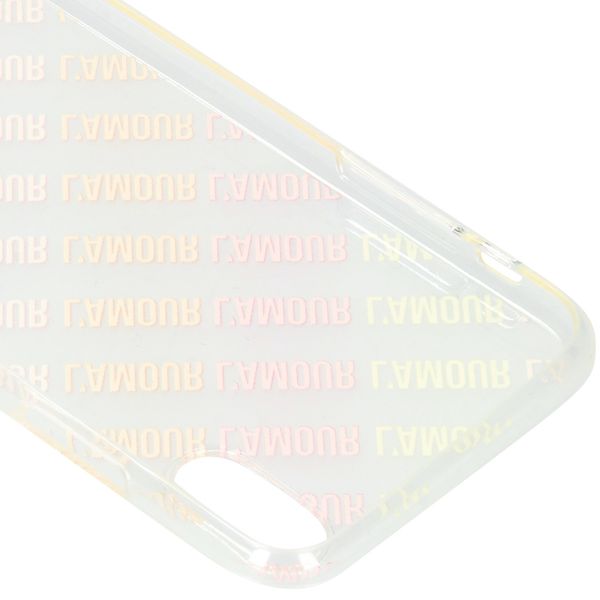 My Jewellery Design Backcover iPhone Xs / X - L'amour Transparent