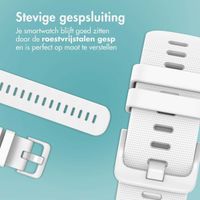 imoshion Siliconen sportbandje met gesp - Universeel 22 mm aansluiting - Wit