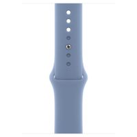 Apple Sport Band Apple Watch Series 1 t/m 10 / SE / Ultra (2) (44/45/46/49 mm) - Maat S/M - Winter Blue