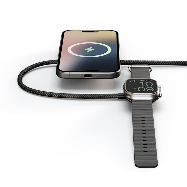 Zens Pro 2 Draadloze Oplader telefoon / earbuds / Apple Watch - MagSafe en Qi2 - Zwart