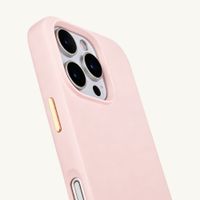 Selencia Rivièra MagSafe Backcover met afneembare haakjes Apple iPhone 16 Pro Max - Sorbet Pink