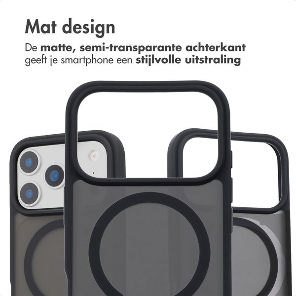 imoshion Color Guard Backcover met MagSafe Apple iPhone 17 Pro Max - Zwart