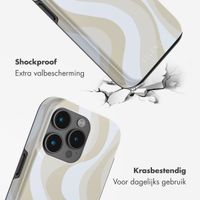 Selencia Vivid Backcover met MagSafe Apple iPhone 15 Pro Max - Desert Waves Beige