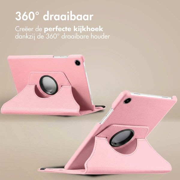 imoshion 360° draaibare Bookcase Samsung Galaxy Tab A9 8.7 inch - Roze