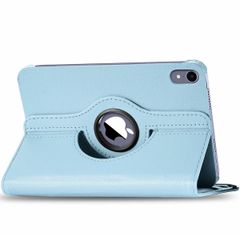 imoshion 360° draaibare Bookcase iPad Mini 7 (2024) / iPad Mini 6 (2021) - Turquoise