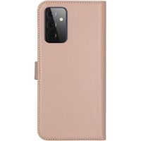Selencia Echt Leren Bookcase Samsung Galaxy A72 - Dusty Pink