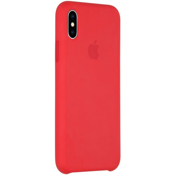 Apple Silicone Backcover iPhone X - Red