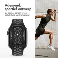 imoshion Sport⁺ bandje Apple Watch Series 1 t/m 11 / SE / Ultra (44/45/46/49 mm) - Maat S/M - Black & Anthracite