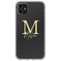 Hoesje met eigen foto en/of tekst iPhone 11 - Letter