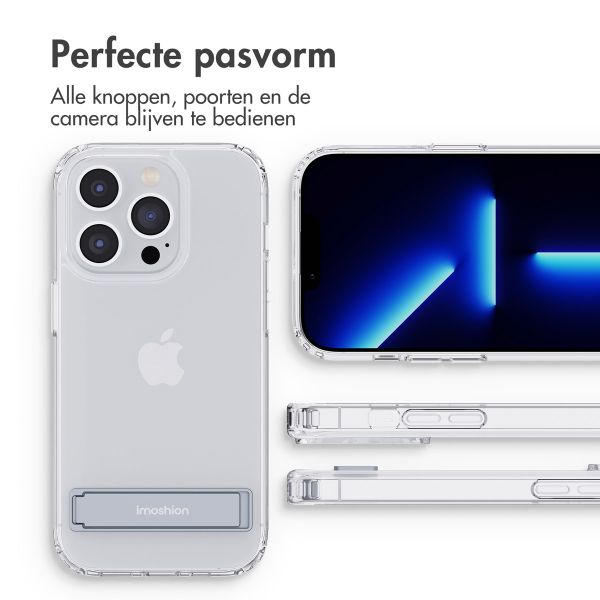 imoshion Stand Backcover Apple iPhone 13 Pro - Transparant