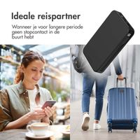 Accezz Powerbank 10.000 mAh met geïntegreerde kabels - Quick Charge en Power Delivery - Zwart