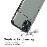 imoshion Backcover met pasjeshouder Apple iPhone 15 - Donkergroen