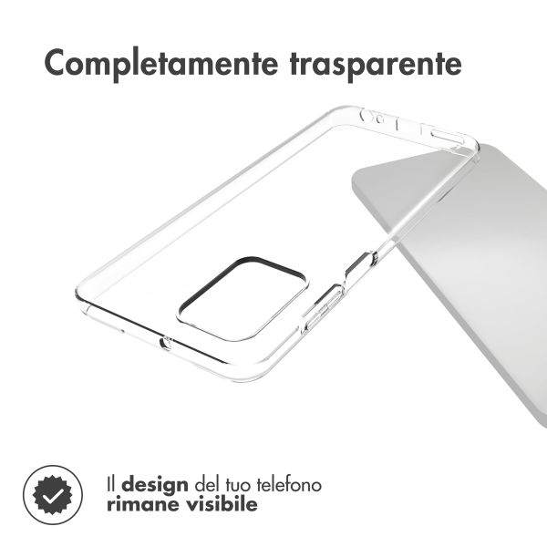 Accezz Clear Backcover Motorola Moto G73 - Transparant