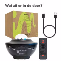 imoshion Sterrenprojector - Sterrenhemel - 10 lichtstanden - Zwart