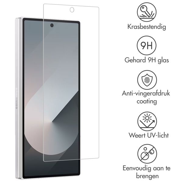 Accezz Gehard Glas Screenprotector 2-pack Samsung Galaxy Z Fold 7