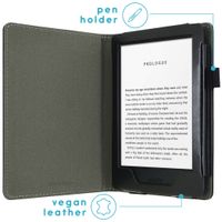 imoshion Vegan Leather Bookcase Amazon Kindle 10 - Zwart