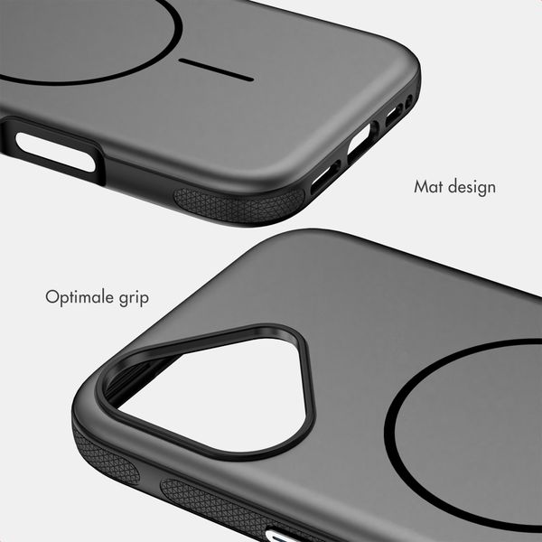 imoshion Color Backcover met Thin MagSafe Ring Apple iPhone 17 - Zwart
