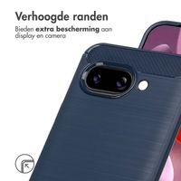 imoshion Brushed Backcover Google Pixel 9A - Donkerblauw