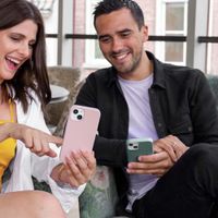 Accezz Liquid Silicone Backcover met MagSafe Samsung Galaxy Z Flip 6 - Cooper Green