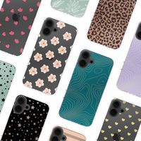 imoshion Design hoesje iPhone 16 - Floral Peach