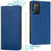 imoshion Slim Folio Bookcase Xiaomi Poco M3 - Donkerblauw