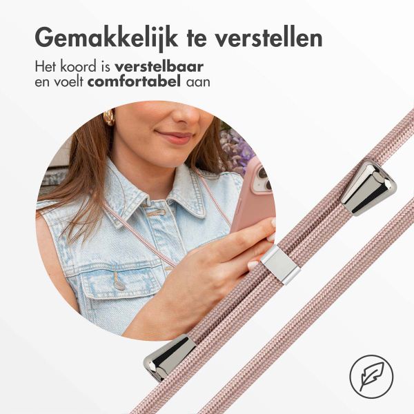 imoshion Siliconen hoesje met koord Apple iPhone Xr - Sand Pink