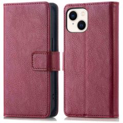 imoshion Luxe Bookcase Apple iPhone 15 - Bordeaux