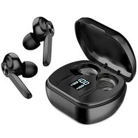 XQISIT TW300 In Ear Earbuds - Draadloze oordopjes - Active Noise Cancelling - Zwart