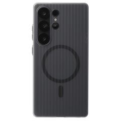 Accezz Lite Backcover met MagSafe | Fluted | Samsung Galaxy S25 Ultra - Matte Black