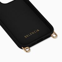 Selencia Rivièra MagSafe Backcover met afneembare haakjes Apple iPhone 14 Pro - Velvet Black
