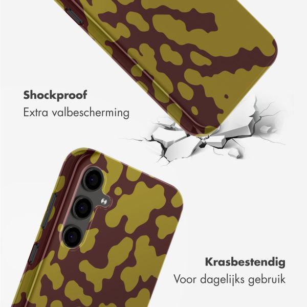 Selencia Vivid Backcover Samsung Galaxy S24 FE - Moo'd Olive Dust