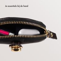 Selencia Nova Real Leather Mini Pouch - Dark Chocolate