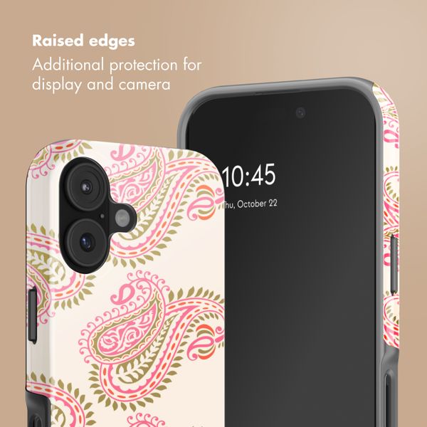 Selencia Vivid Back Cover Apple iPhone 17 - Paisley Blush