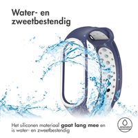 imoshion Siliconen sport bandje Xiaomi Mi Band 7 - Blauw / Wit