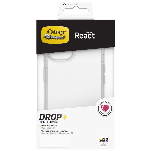 OtterBox React Backcover iPhone 13 - Transparant