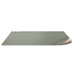 Uniq Hagen Reversible Bureau onderlegger - Blush Pink / Mist Green