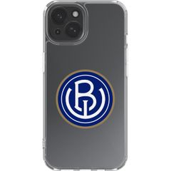 Clear Backcover Apple iPhone 15 - ASV Blauw-Wit