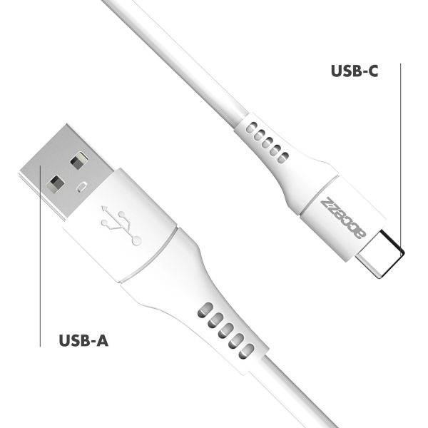 Accezz USB-C to USB Cable - 2 Metres - White