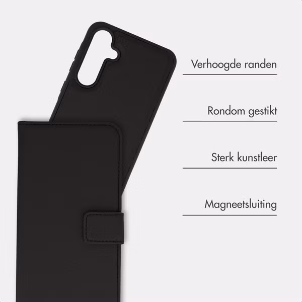 imoshion Uitneembare 2-in-1 Luxe Bookcase Samsung Galaxy A55 - Zwart
