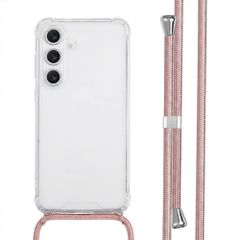 imoshion Transparante Backcover met koord Samsung Galaxy S25 FE - Rosé Goud
