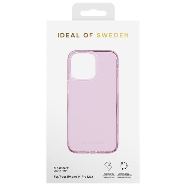 iDeal of Sweden Clear Case Apple iPhone 14 Pro Max - Light Pink