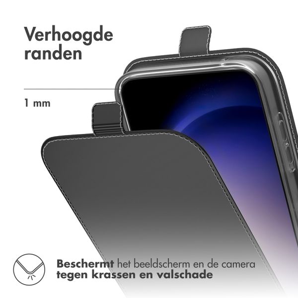 Accezz Flipcase Samsung Galaxy S23 FE - Zwart