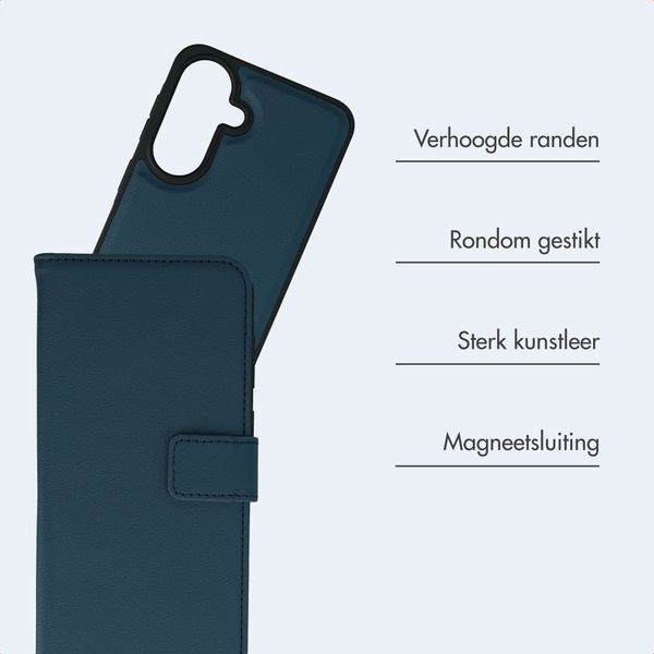 imoshion Uitneembare 2-in-1 Luxe Bookcase Samsung Galaxy A37 (5G) - Blauw